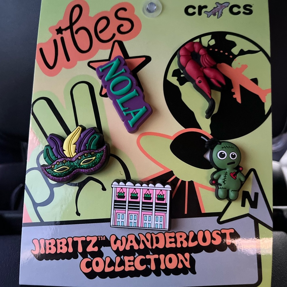 2/$15 NOLA croc Charms